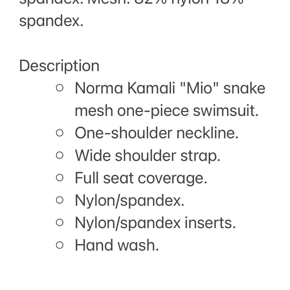 Norma Kamali Snake Mesh Mio - XL NWT - Picture 9 of 9